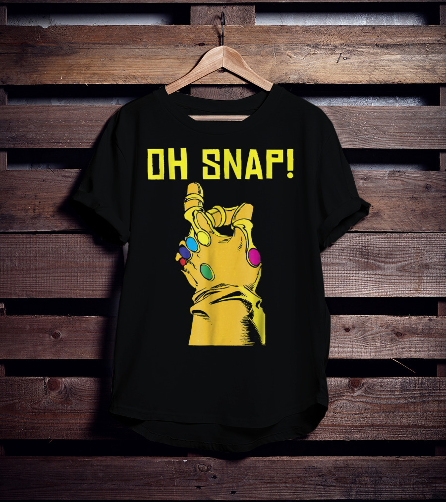 Marvel Oh Snap Infinity Gauntlet Thanos T-Shirt