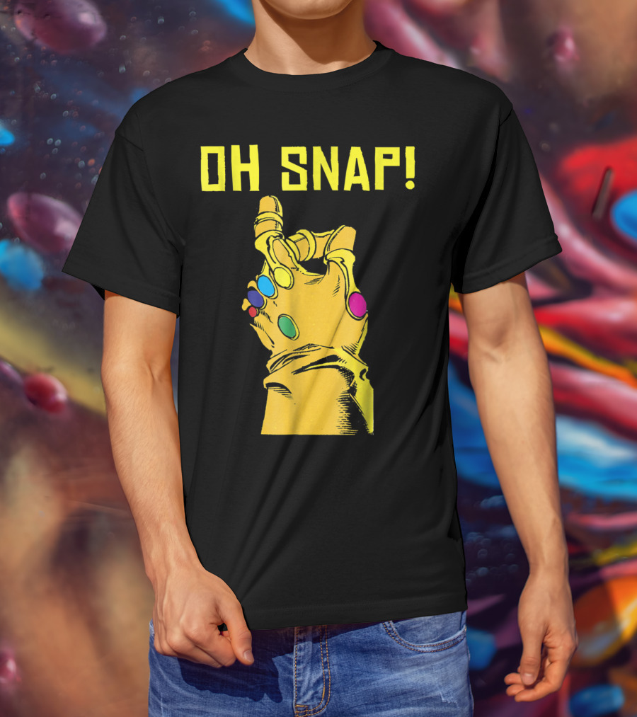 Marvel Oh Snap Infinity Gauntlet Thanos T-Shirt