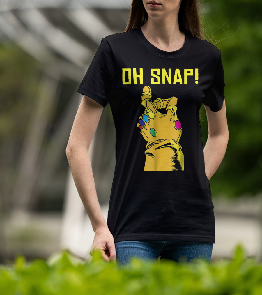 Marvel Oh Snap Infinity Gauntlet Thanos T-Shirt