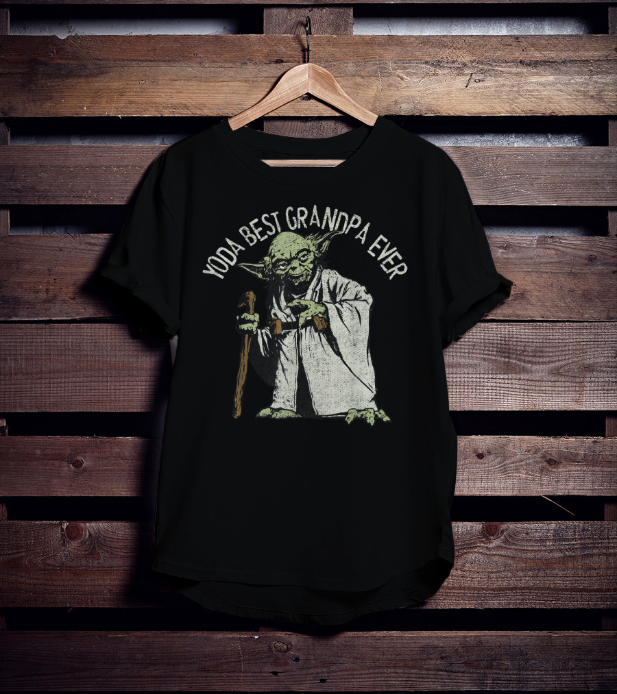 Star Wars Yoda Best Grandpa Ever T-Shirt