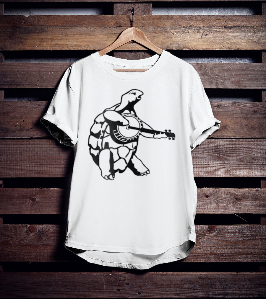 Terrapin Station Turtle Playing Banjo T-Shirt