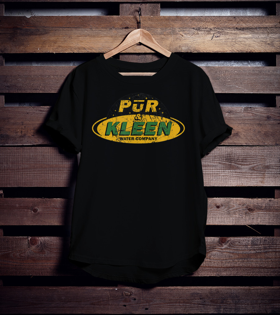 The Expanse Pur And Kleen Water Company Yellow And Green T-Shirt