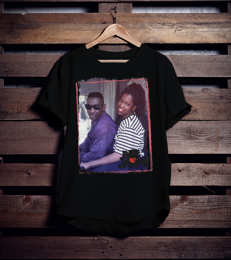 Poetic Justice Photograph With Iesha And Chicago Sitting Together T-Shirt