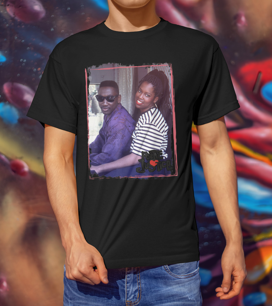 Poetic Justice Photograph With Iesha And Chicago Sitting Together T-Shirt