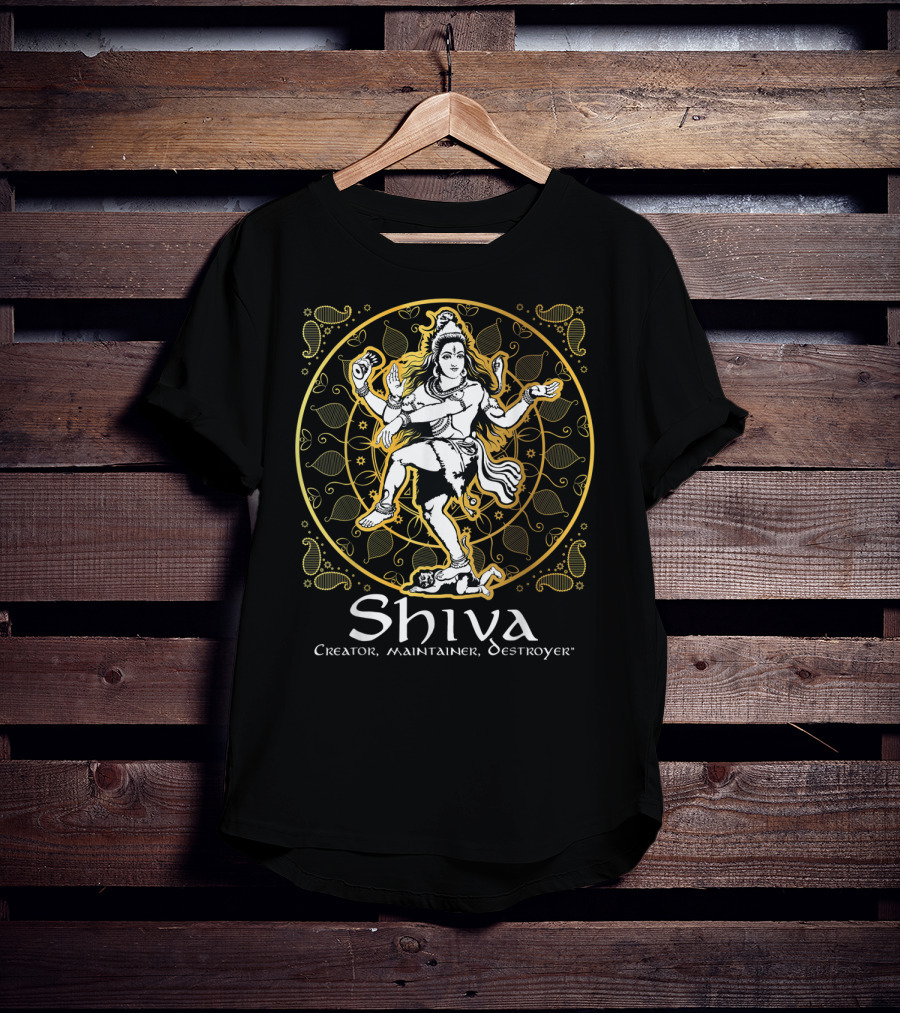 Shiva Creator Maintainer Destroyer Hindu Gods Lord Shiva T-Shirt