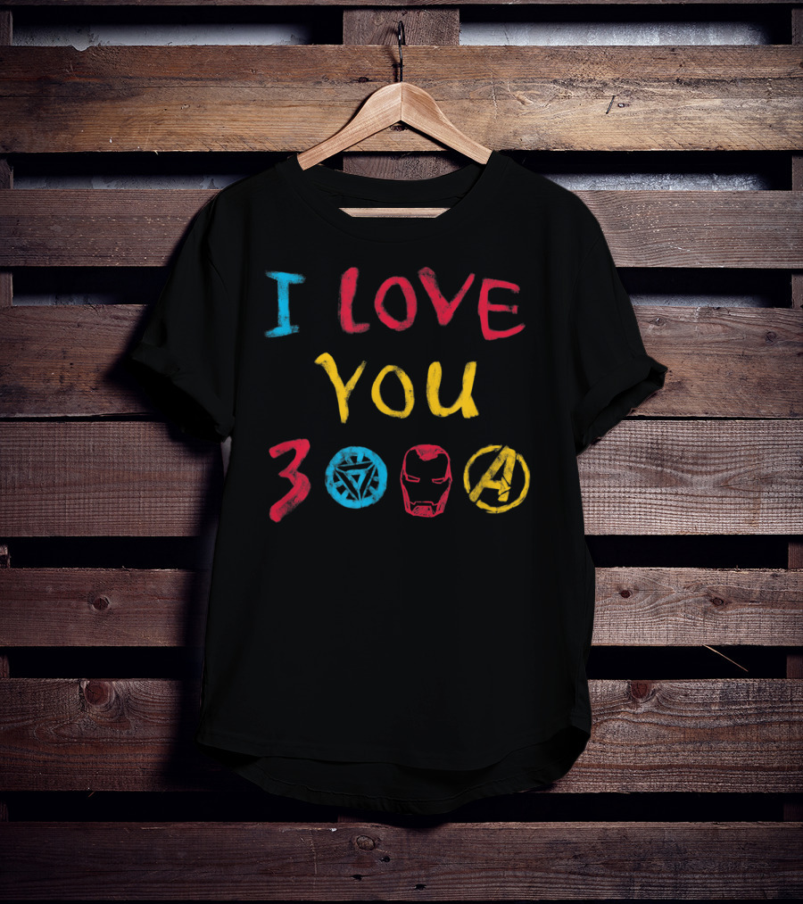 I Love You 3000 Iron Man Avengers Endgame Arc Reactor A T-Shirt