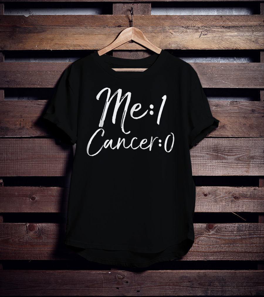 Me 1 Cancer 0 Cute Survivor Remission T-Shirt