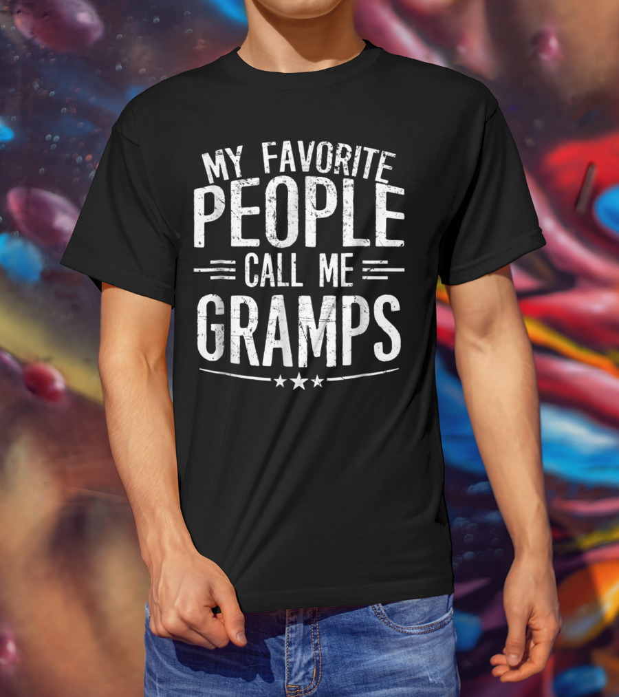 Mens My Favorite People Call Me Gramps T-Shirt