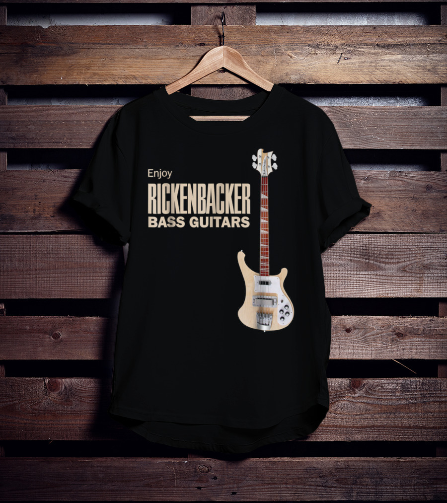 Enjoy Rickenbacker Bass Guitars T-Shirt