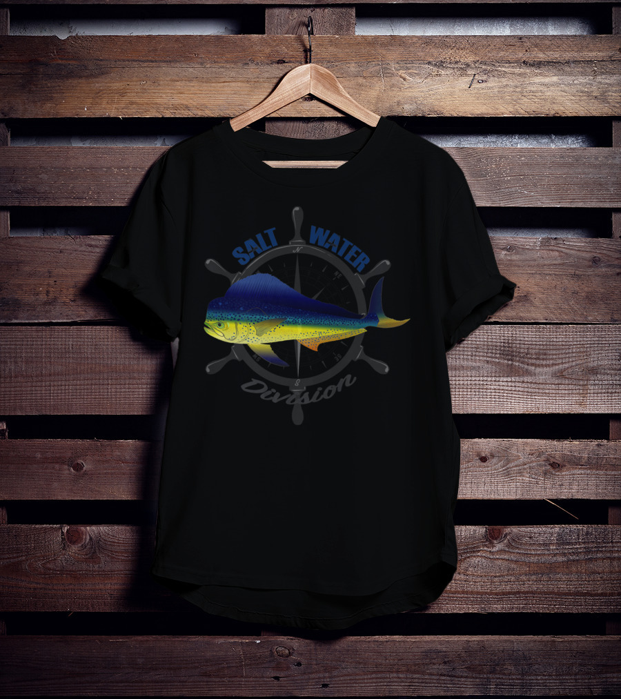 Salt Water Fishing Sea Sport Game Fishin Division T-Shirt