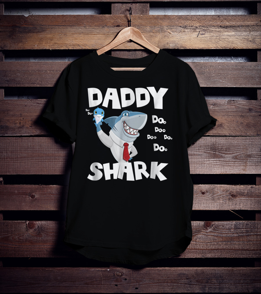 Daddy Shark Doo Doo Doo Mens Awesome T-Shirt