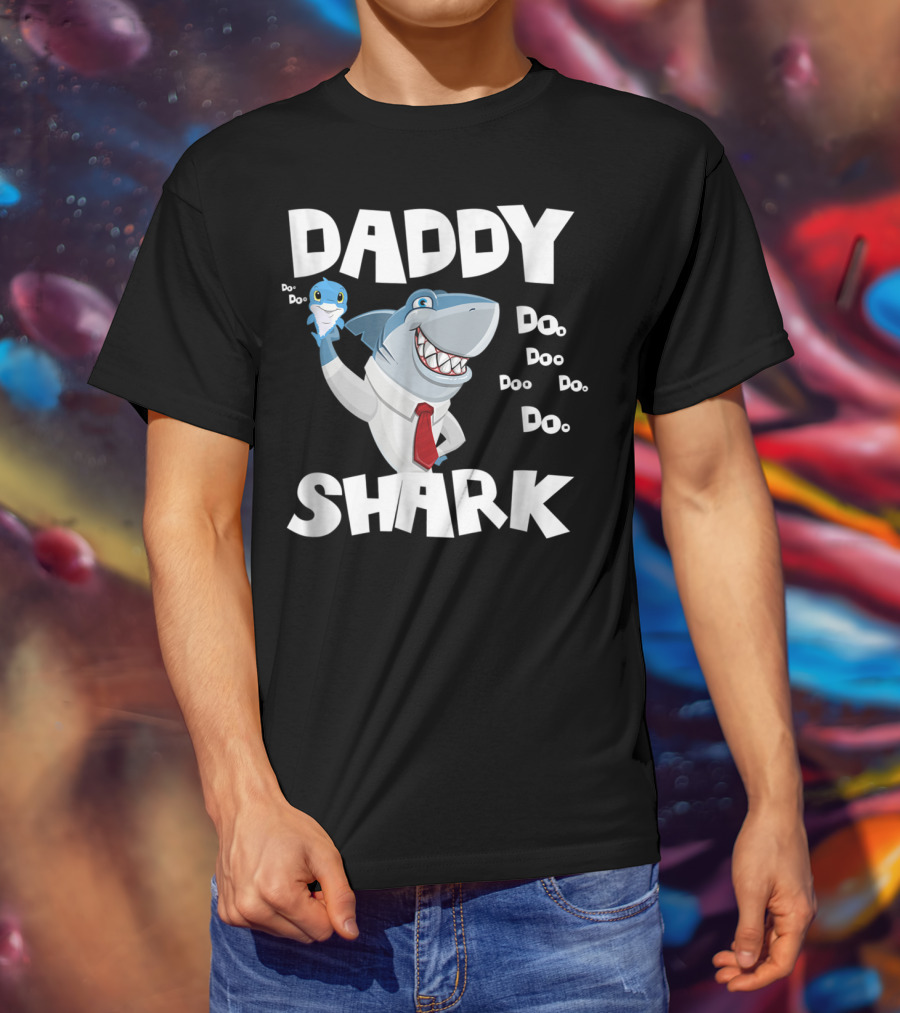 Daddy Shark Doo Doo Doo Mens Awesome T-Shirt