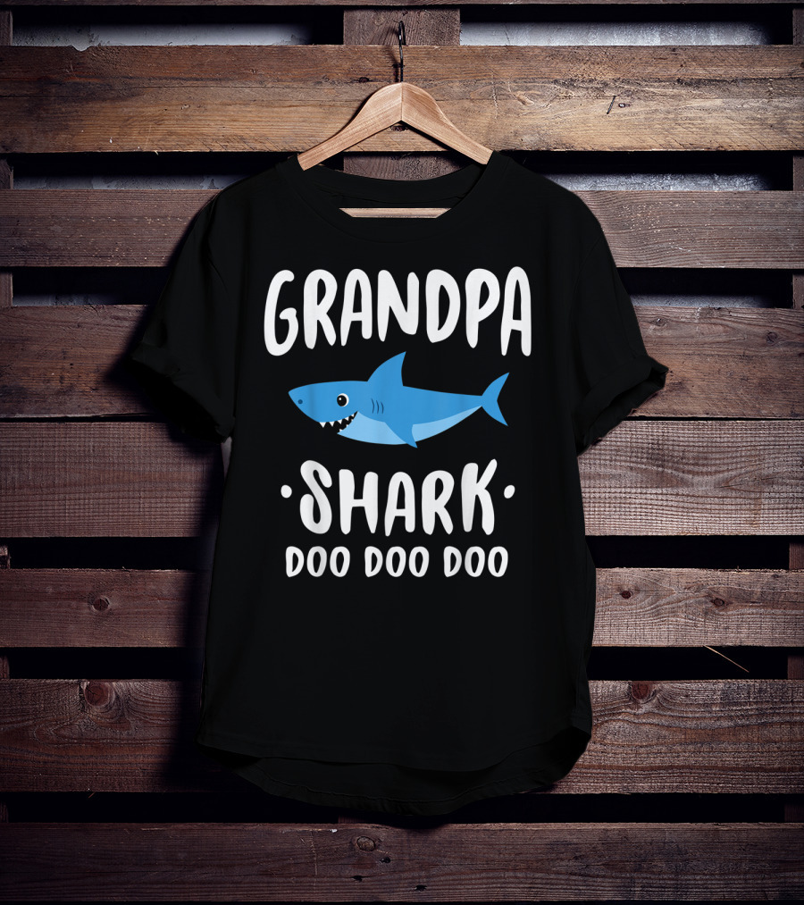 Grandpa Shark Doo Doo Doo T-Shirt