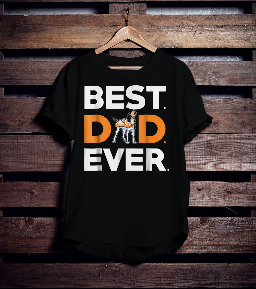 Tennessee Volunteers Smokey Best Dad Ever T-Shirt