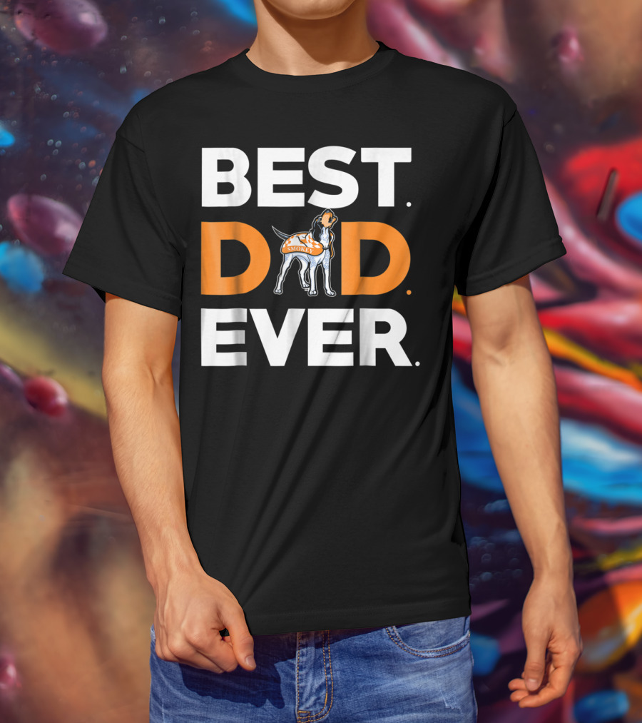 Tennessee Volunteers Smokey Best Dad Ever T-Shirt