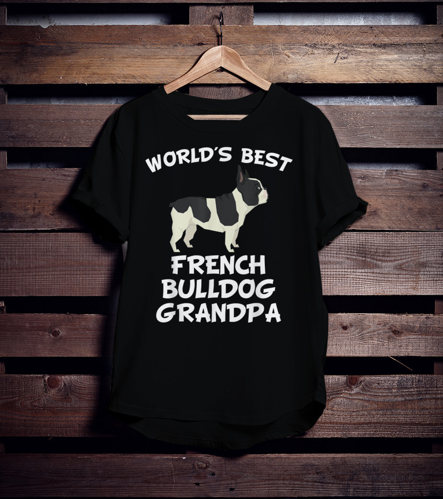World's Best French Bulldog Grandpa T-Shirt
