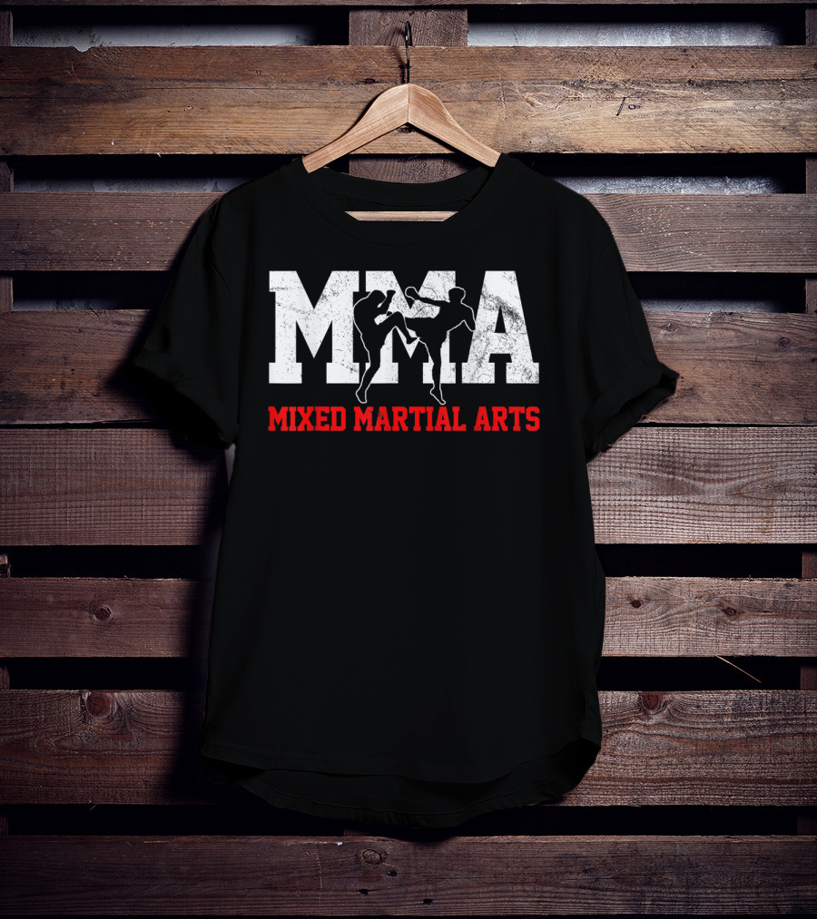 MMA Mixed Martial Arts Kickboxin Fighter T-Shirt