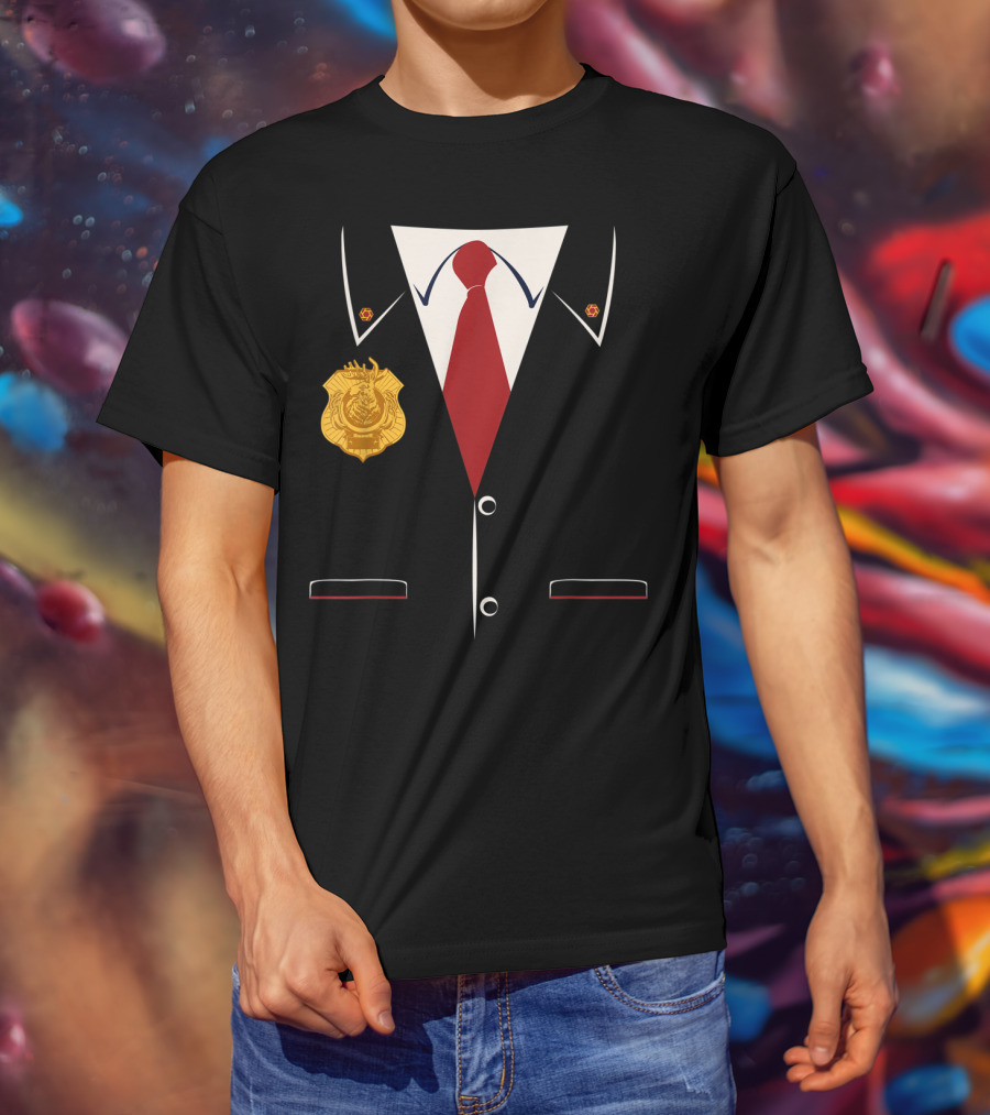 Odd Squad Agent Suit Badge And Tie T-Shirt
