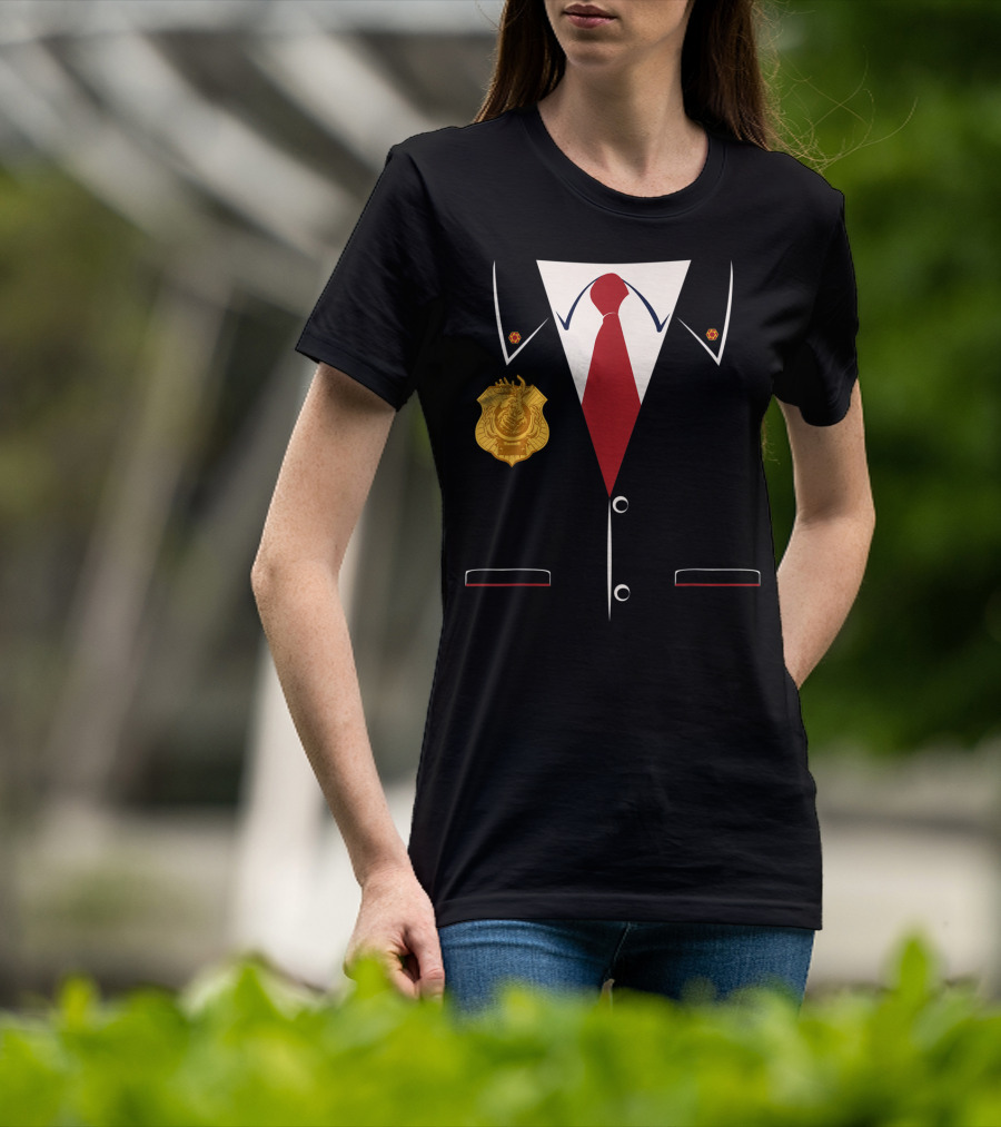 Odd Squad Agent Suit Badge And Tie T-Shirt