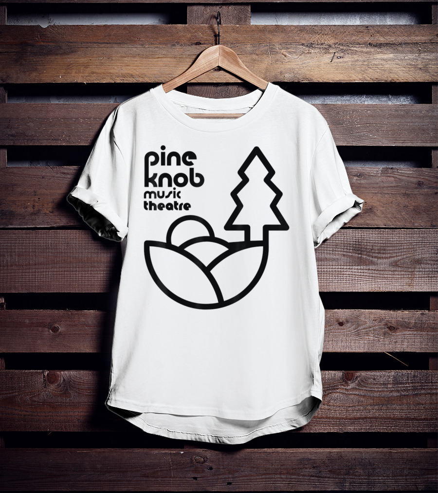 Pine Knob Music Theatre Iconic Tree And Hills T-Shirt