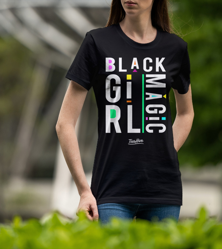 Proud Black Girl Magic By TeesHive T-Shirt