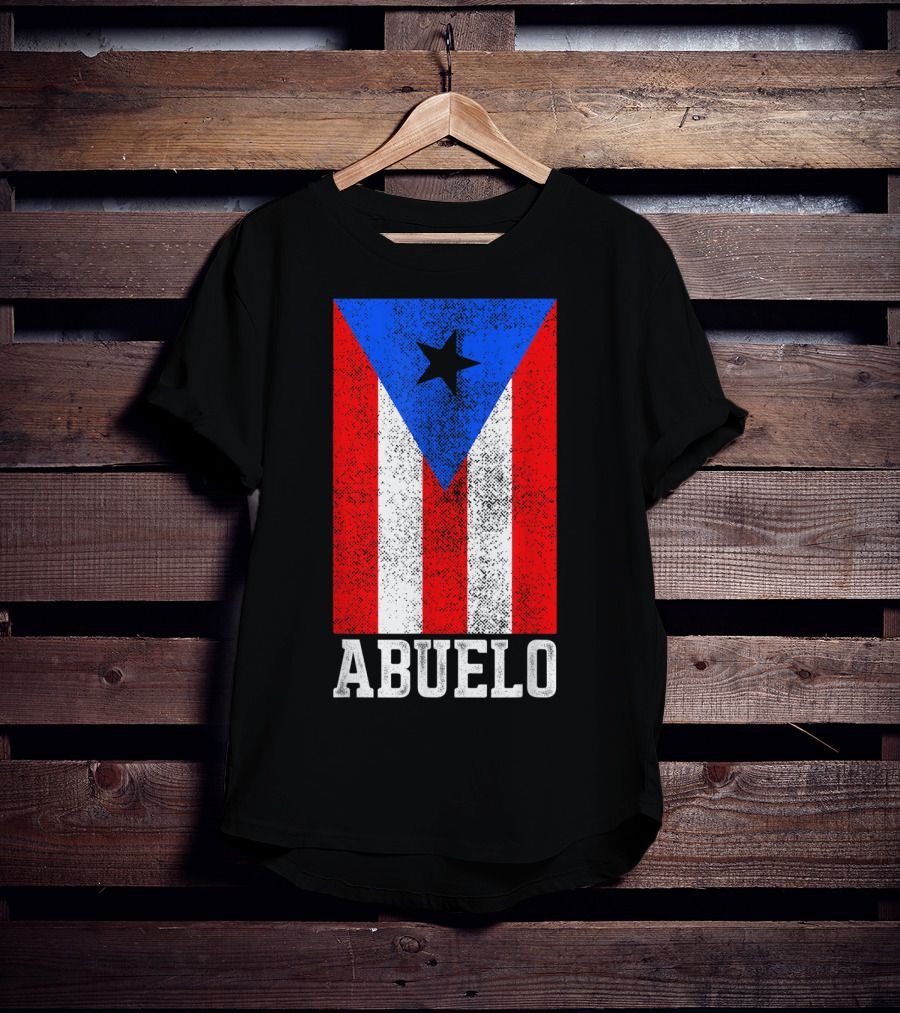 Puerto Rico Flag Abuelo T-Shirt