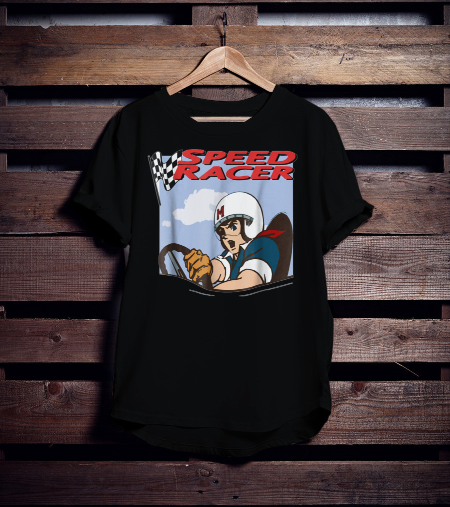 Speed Racer Classic Cartoon Driver Racing Adventure T-Shirt