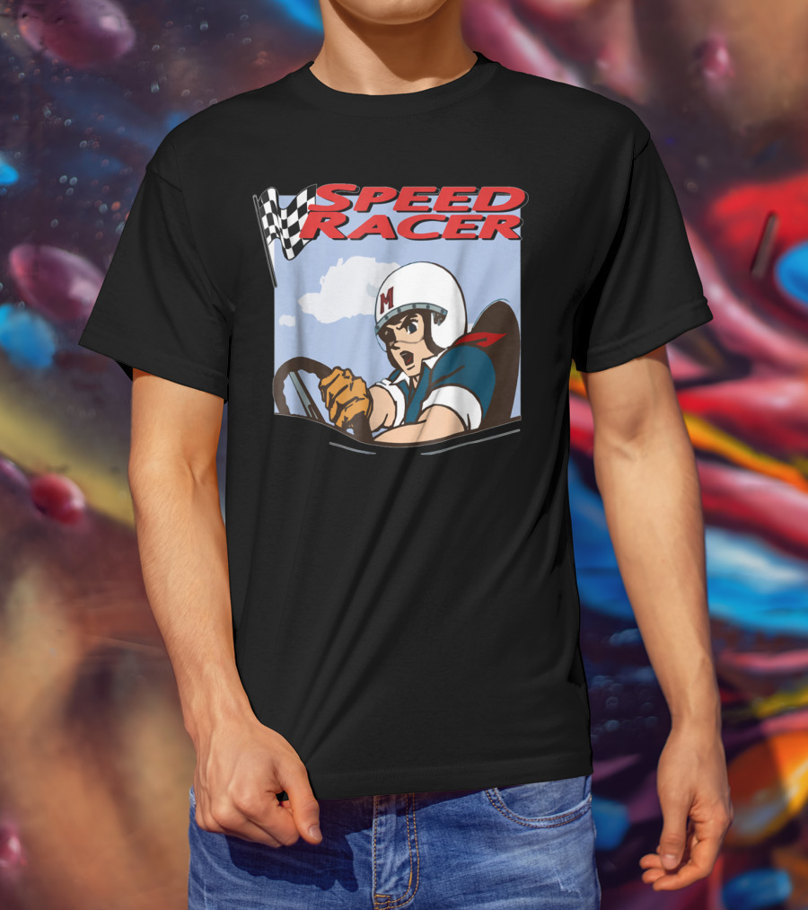 Speed Racer Classic Cartoon Driver Racing Adventure T-Shirt