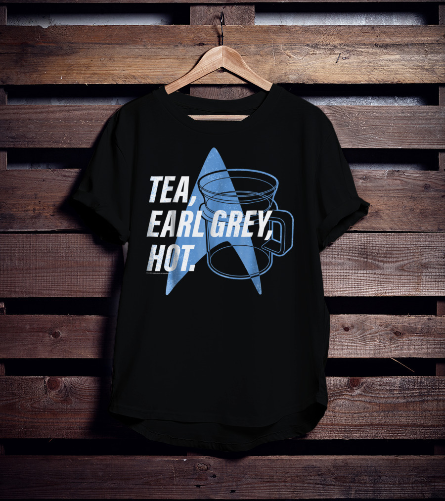Star Trek Next Generation Tea Earl Grey Hot Vintage Logo Mug T-Shirt