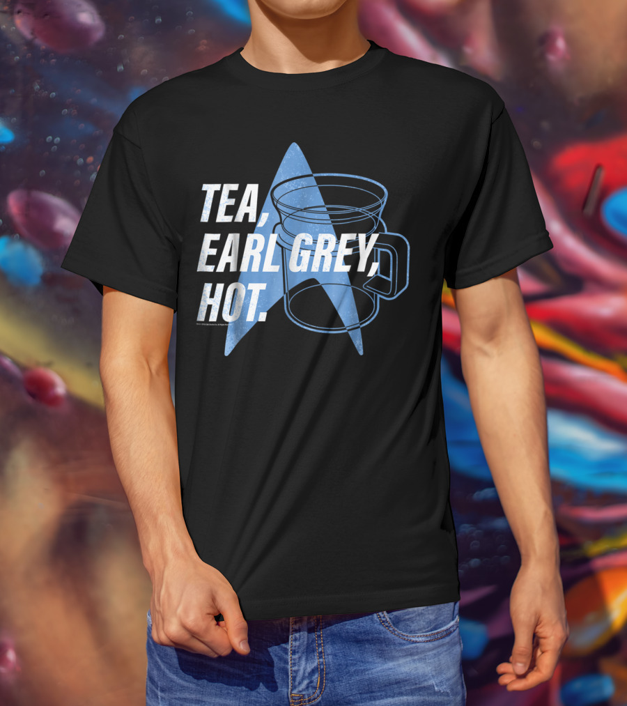 Star Trek Next Generation Tea Earl Grey Hot Vintage Logo Mug T-Shirt