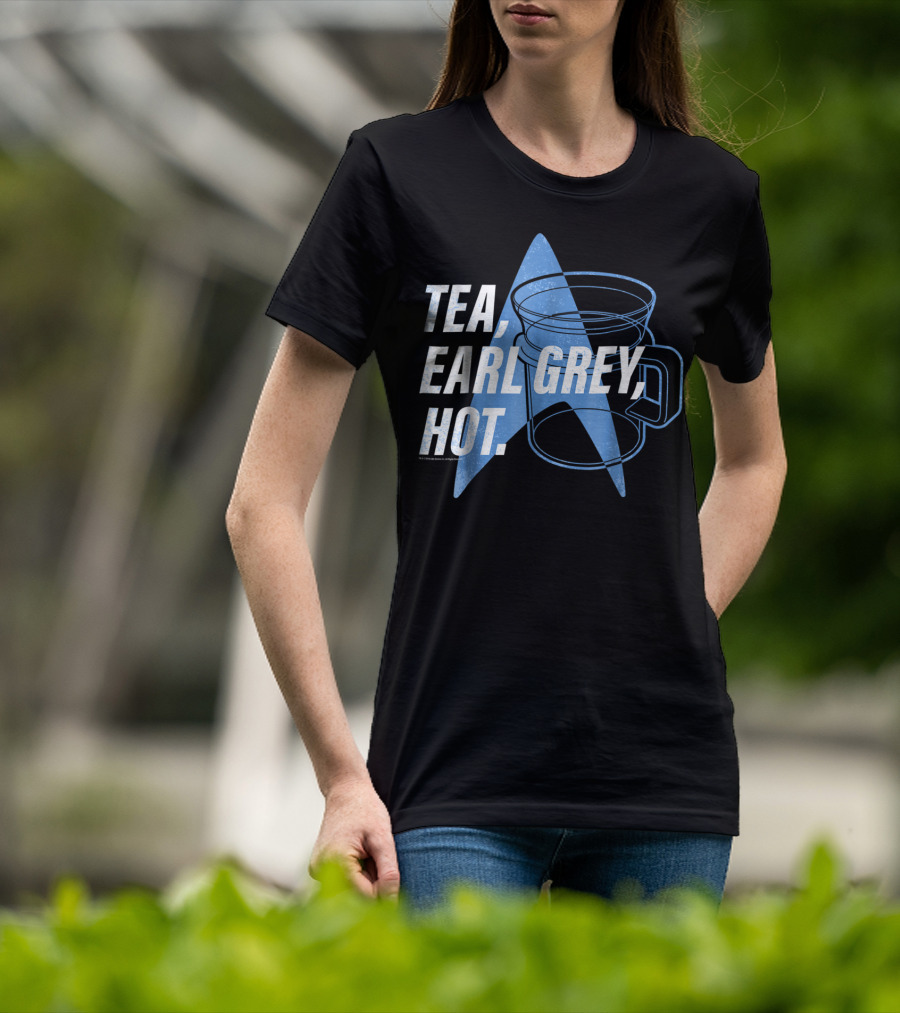 Star Trek Next Generation Tea Earl Grey Hot Vintage Logo Mug T-Shirt