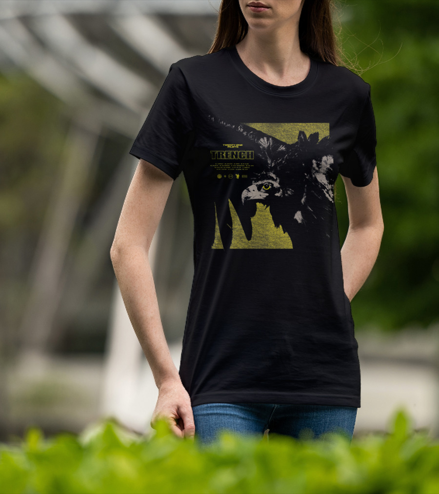 Twenty One Pilots Trench Bird Artwork With Yellow Eye T-Shirt