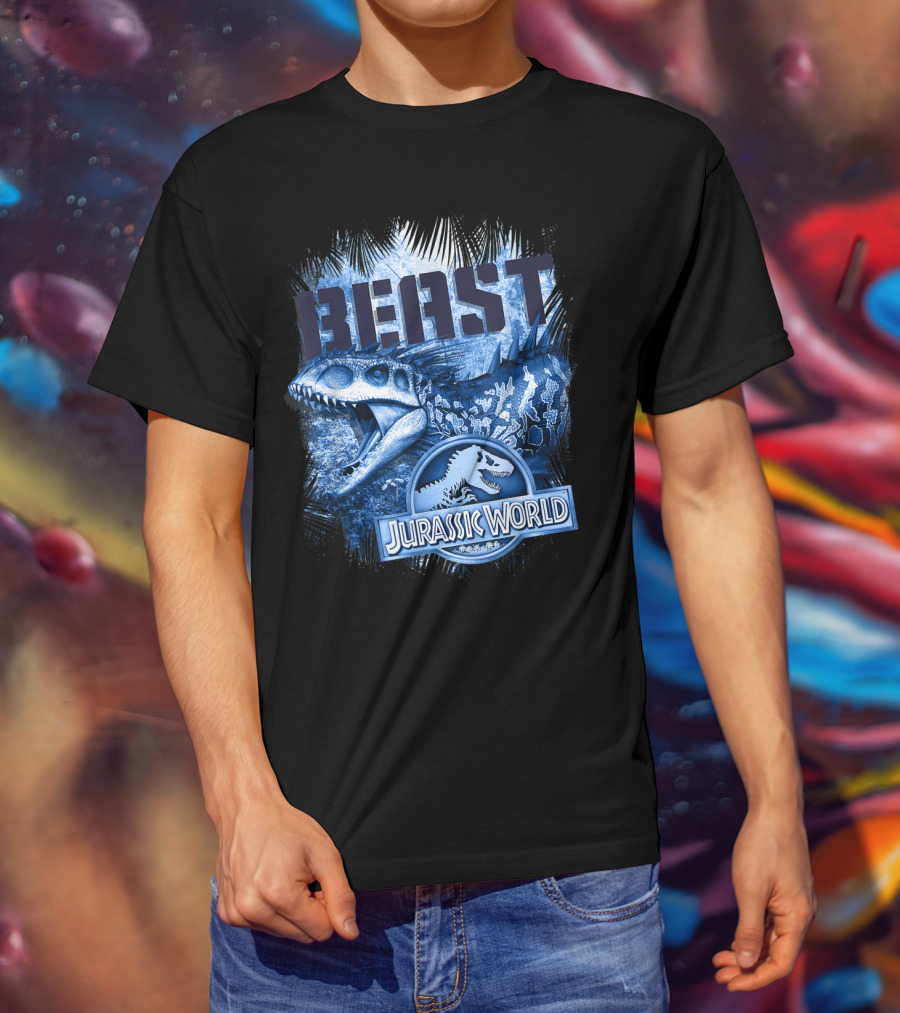 Jurassic World Beast Dinosaur Palms T-Shirt
