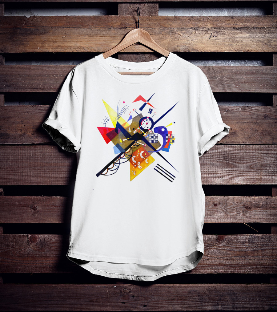 Kandinsky On White Ii 1923 Geometric Abstract Composition T-Shirt