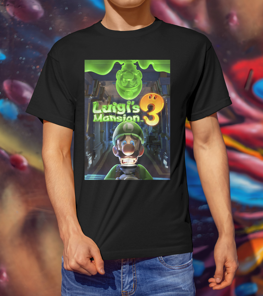 Luigi's Mansion 3 Luigi Ghostly Adventure T-Shirt