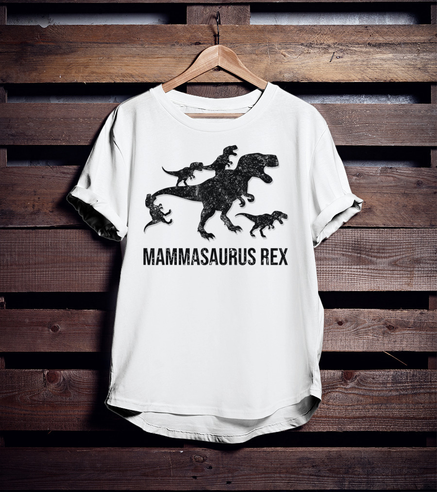 Mammasaurus Rex Dinosaur Family T-Shirt