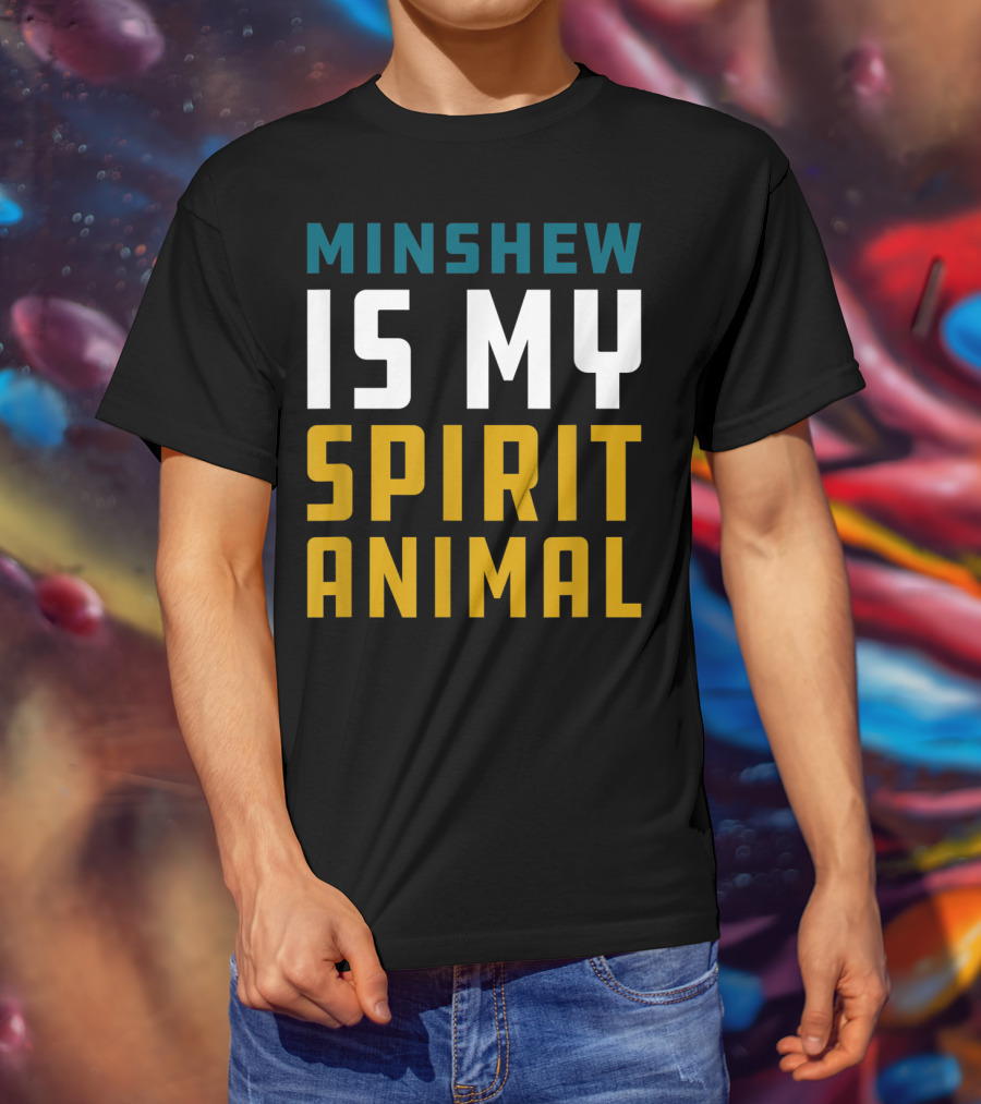 Minshew Is My Spirit Animal Mens Shirt Sports T-Shirt