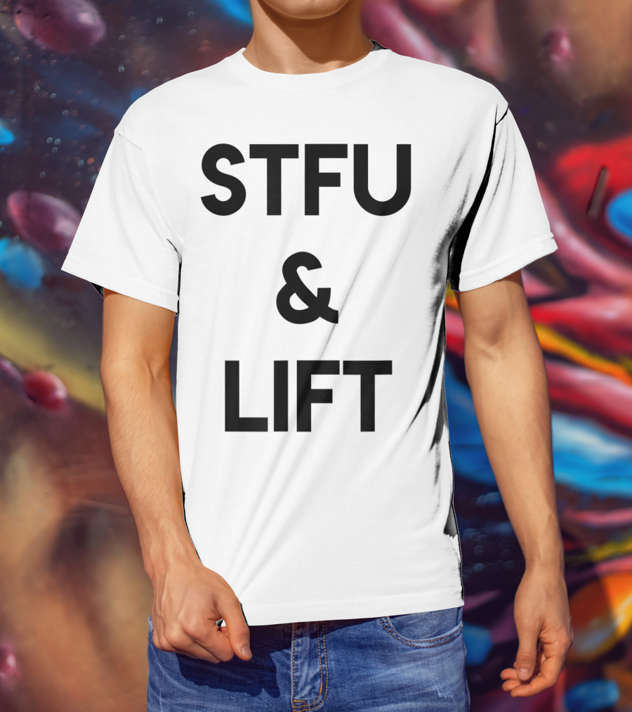 STFU And Lift Powerlifting Gym Rat Bodybuilding T-Shirt