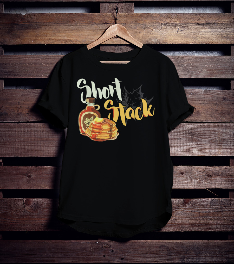 Short Stack Maple Syrup Pancakes T-Shirt