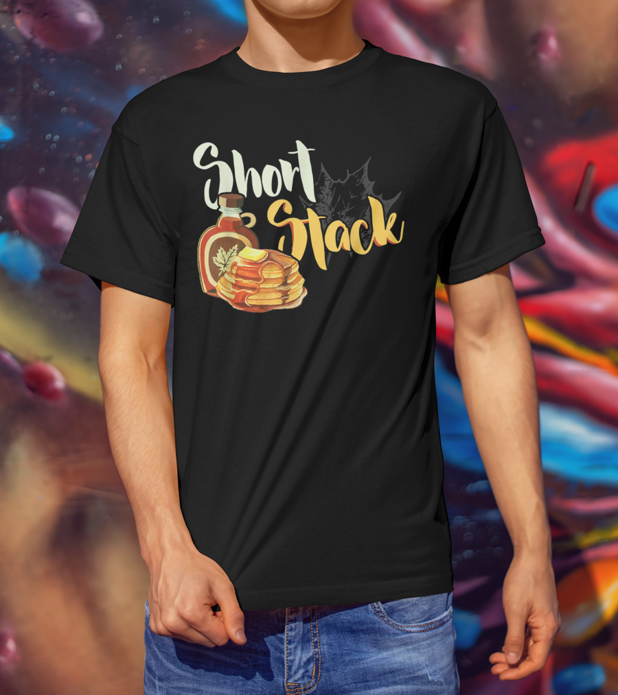 Short Stack Maple Syrup Pancakes T-Shirt