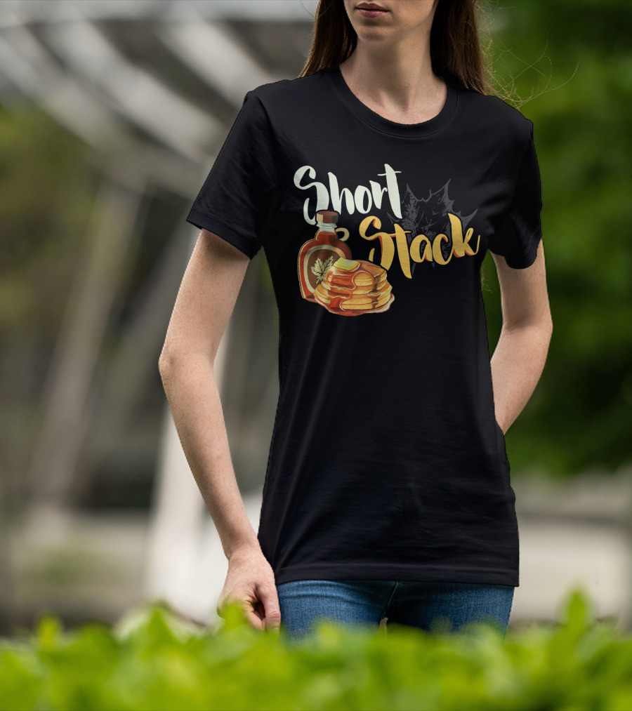 Short Stack Maple Syrup Pancakes T-Shirt