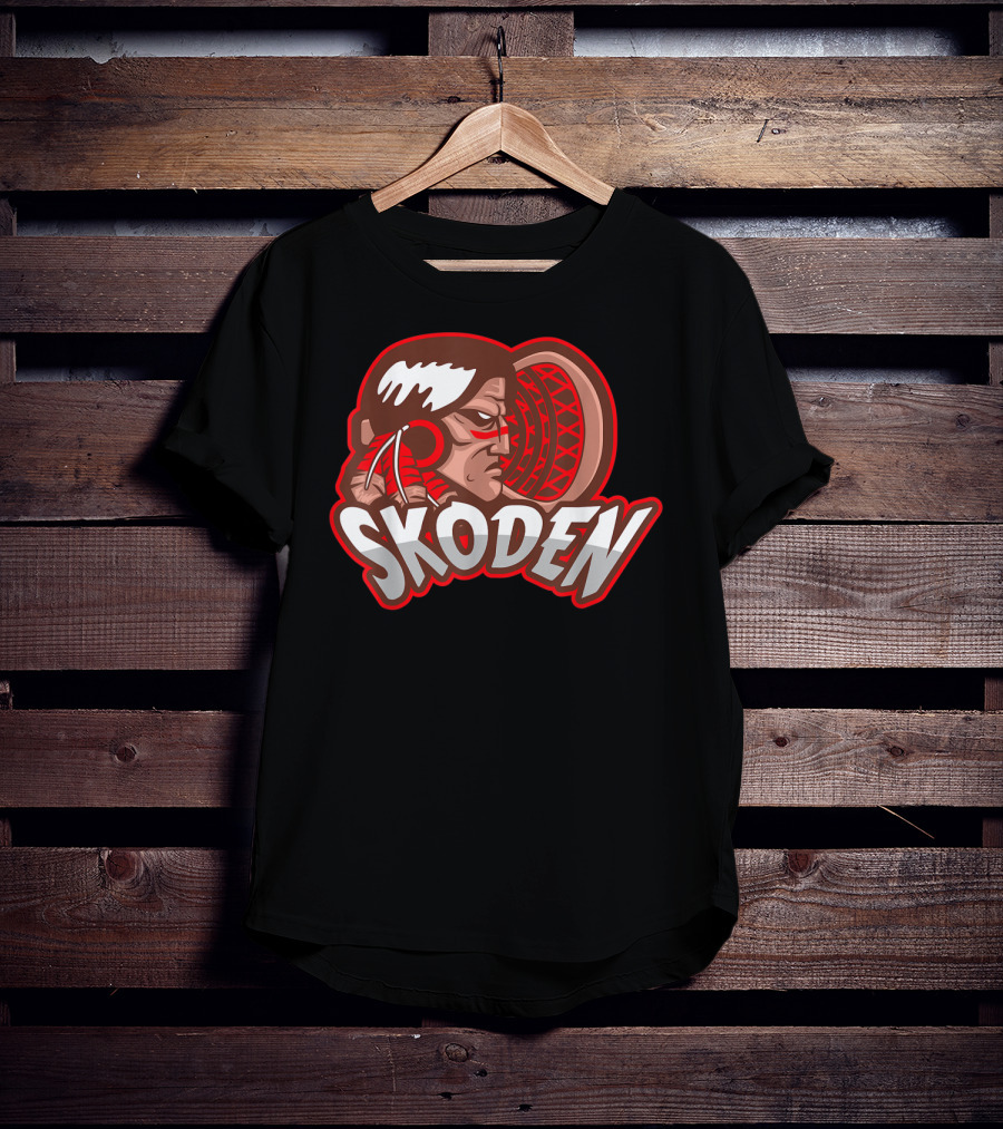 Skoden Stickball Lacrosse Let's Go Then Native American Inspired T-Shirt