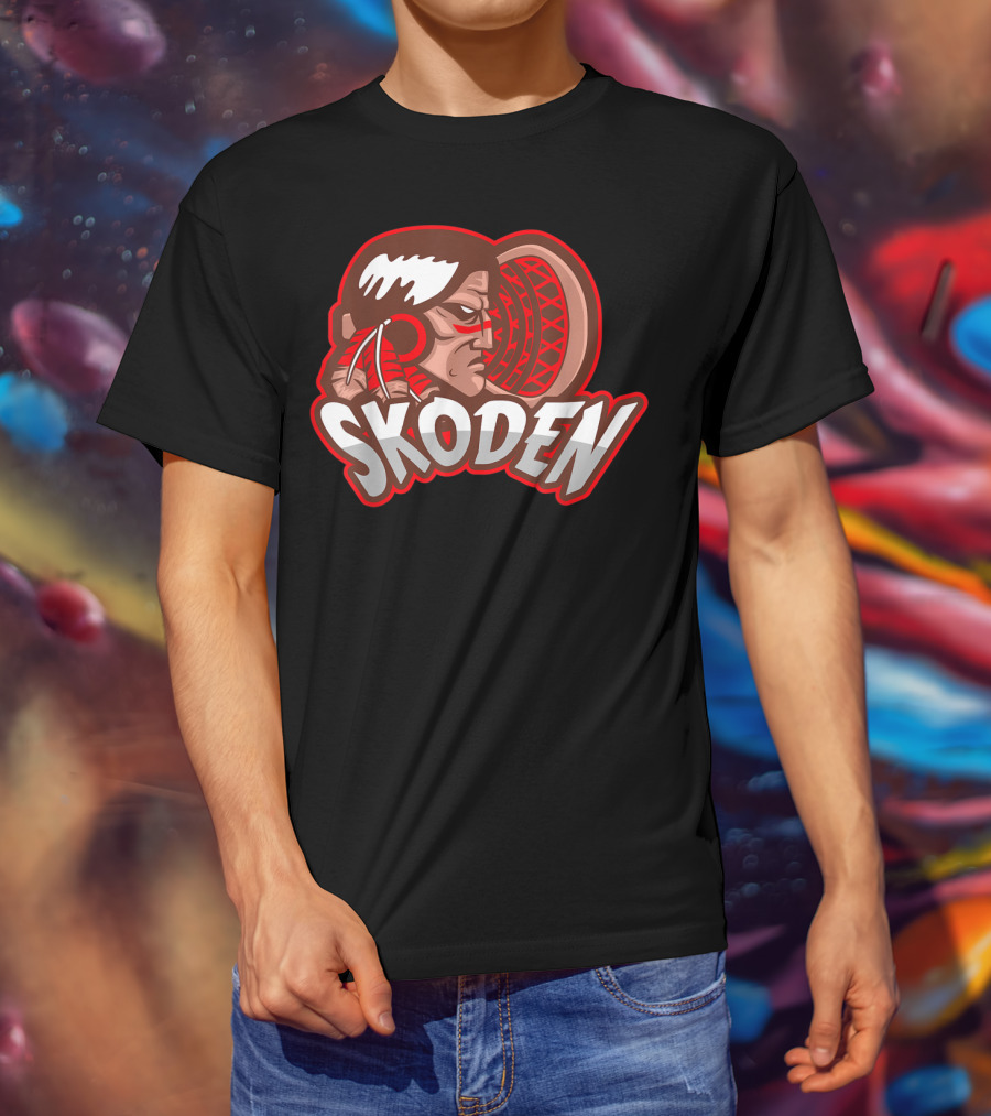 Skoden Stickball Lacrosse Let's Go Then Native American Inspired T-Shirt
