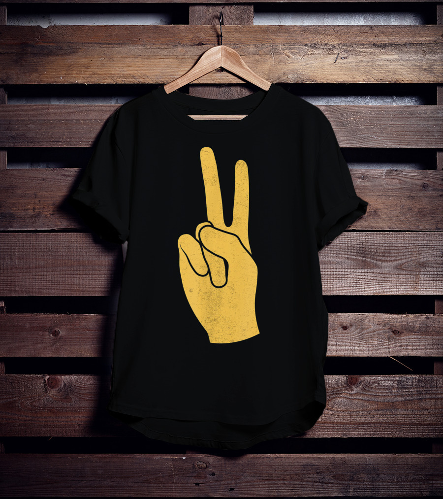 Southern California Victory Yellow Peace Sign T-Shirt