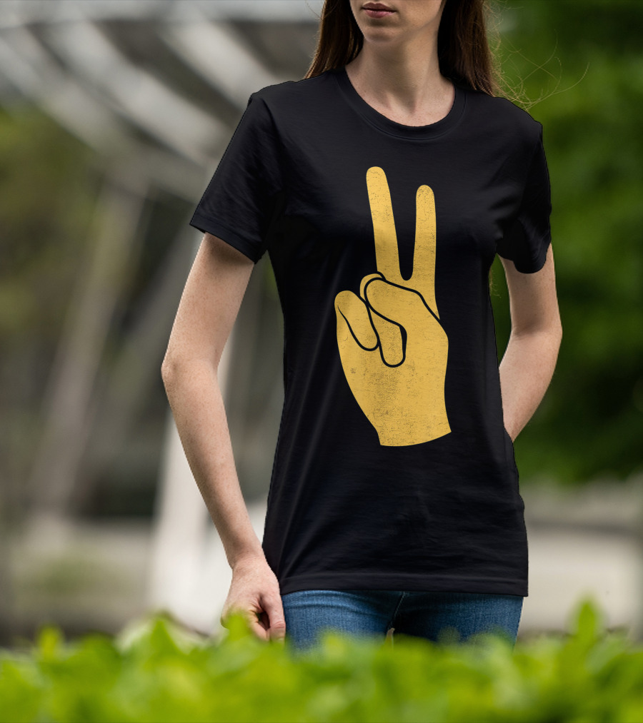 Southern California Victory Yellow Peace Sign T-Shirt