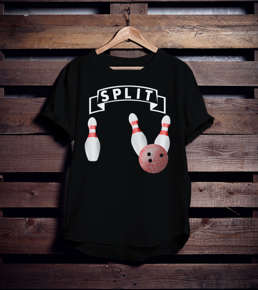 Split Tenpin Bowling T-Shirt