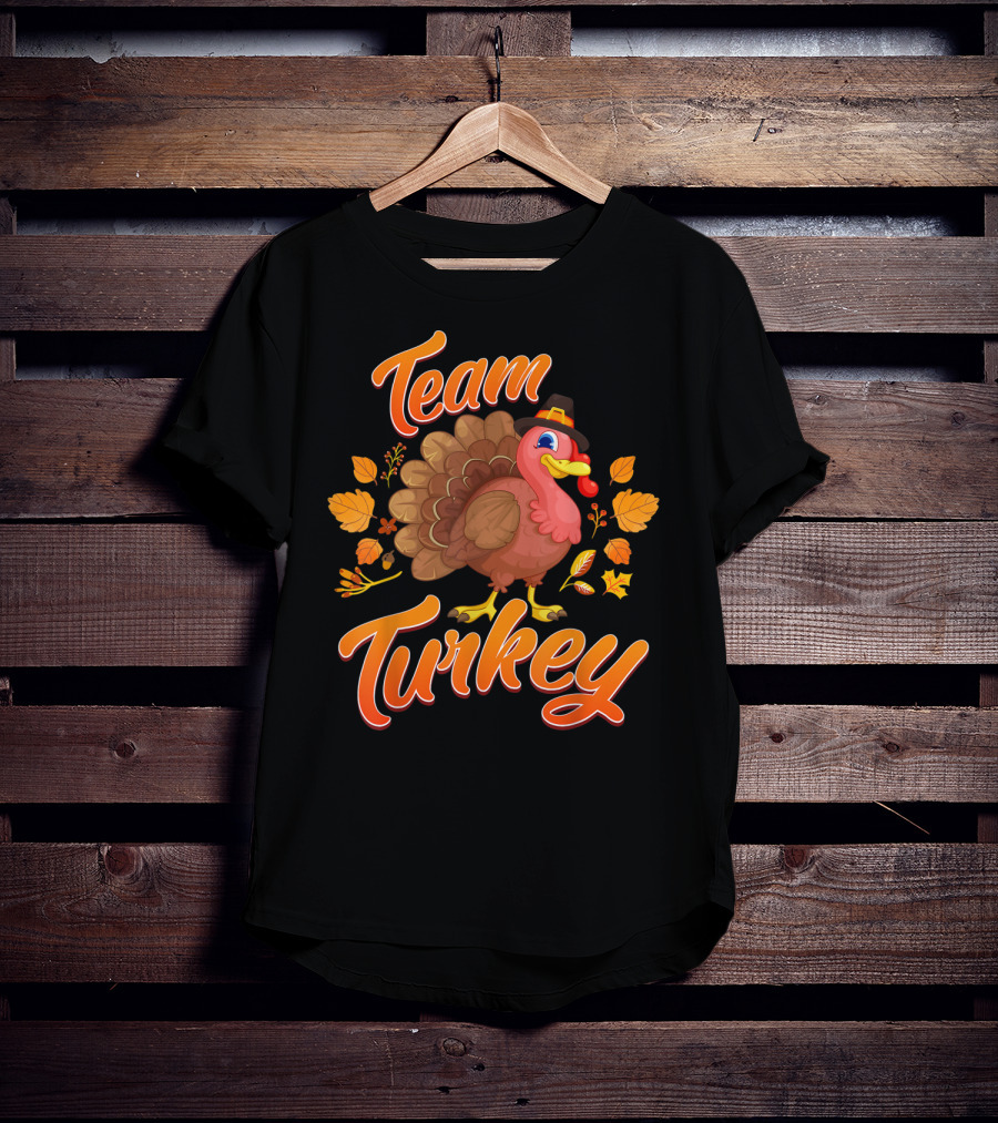 Team Turkey Thanksgiving Family T-Shirt