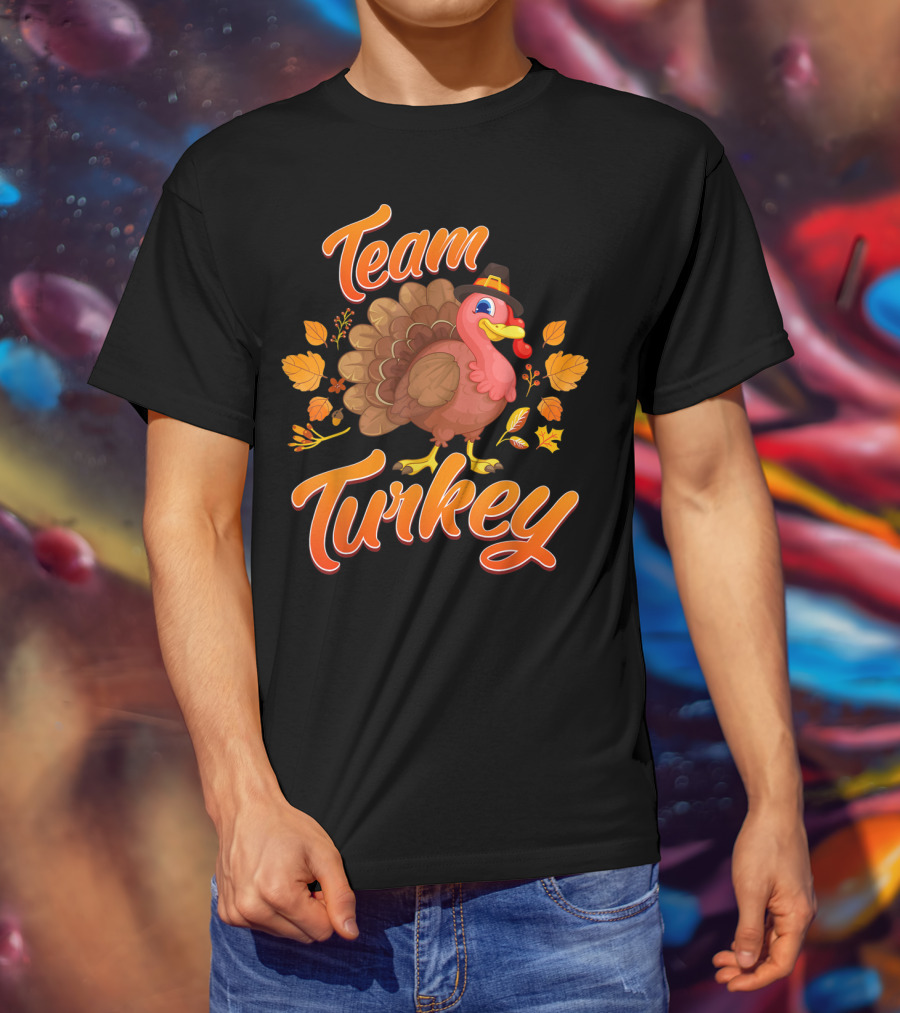 Team Turkey Thanksgiving Family T-Shirt