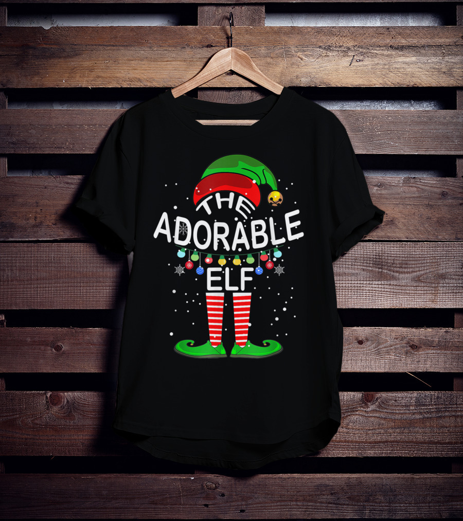 The Adorable Elf Christmas Family Matching T-Shirt