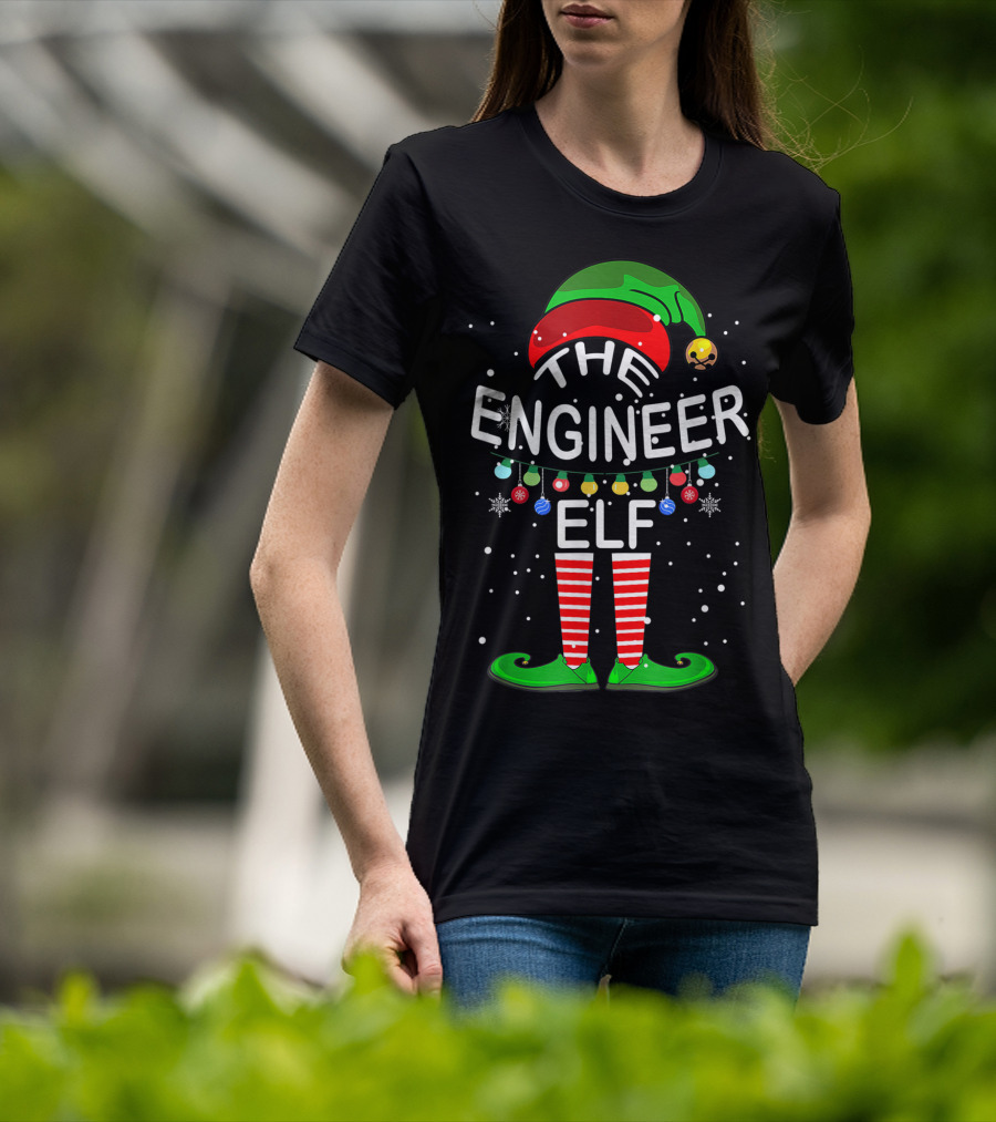 The Engineer Elf Festive Family Matching Christmas Group T-Shirt